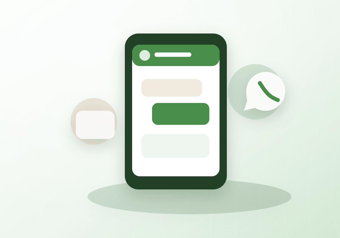 Imagem conceitual de atendimento pelo WhatsApp